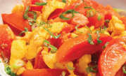 Fried Egg Tomato — Chinese dish at Pokhara Chinese Restaurant